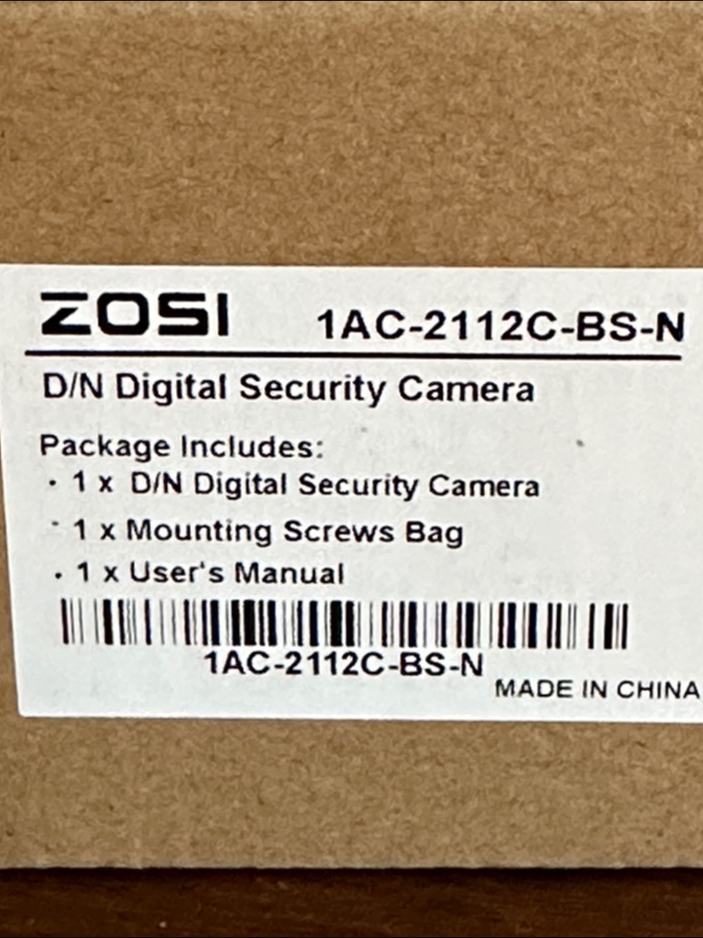 ZOSI 1080P Hybrid 4 In 1 Analog Surveillance D/N Digital HD Security Camera